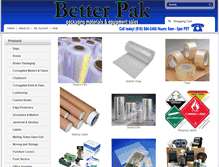 Tablet Screenshot of better-pak.com